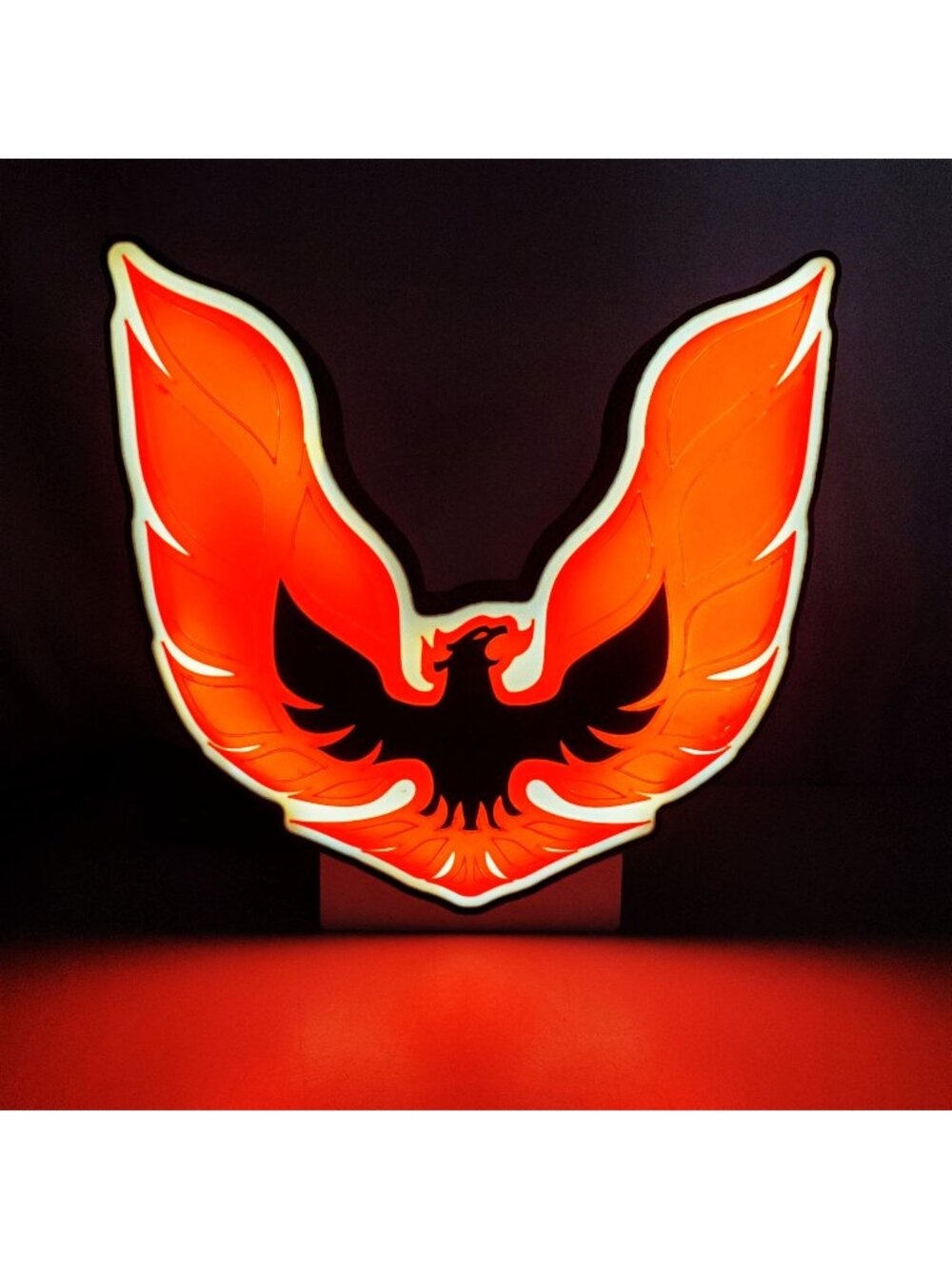 Pontiac Firebird Trans Am LED Light Box – 9x9 Backlit Wall Decor & Desk Sign